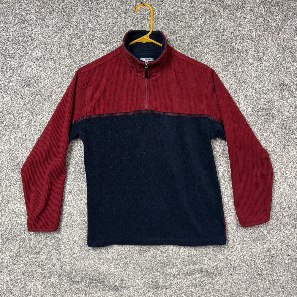 Starting Point Pullover L Fleece Authentic Activewear Quarter Zip Outdoor Jacket